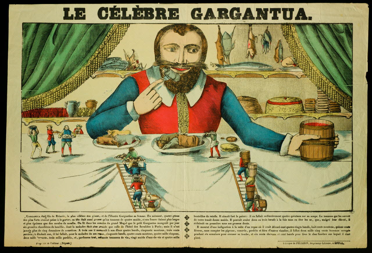 estampe LE CELEBRE GARGANTUA. 1951.16.21 Photo