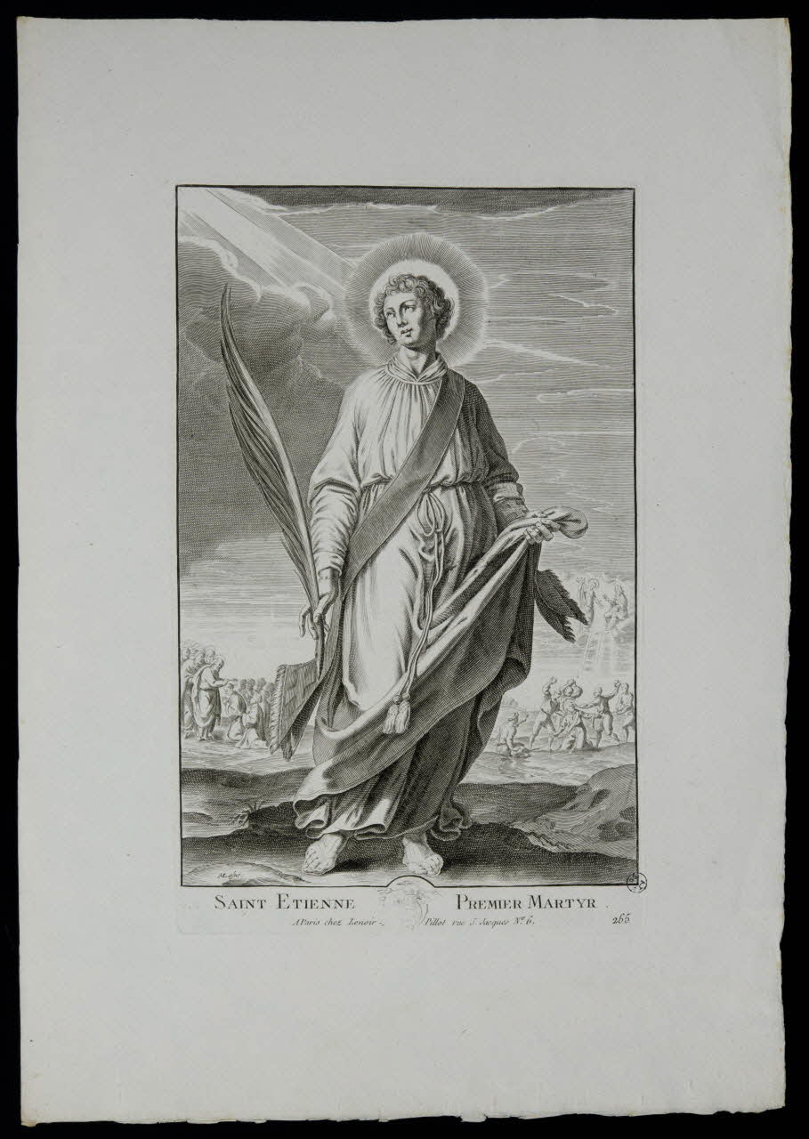 estampe SAINT ETIENNE  PREMIER MARTYR. 1951.16.216 Photo