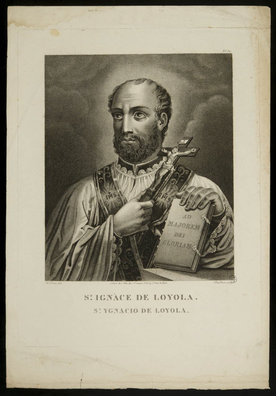 estampe St. IGNACE DE LOYOLA. 1951.16.217 Photo