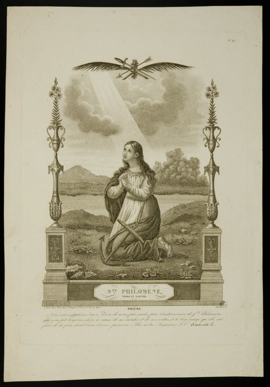 estampe STE. PHILOMENE. 1951.16.235 Photo