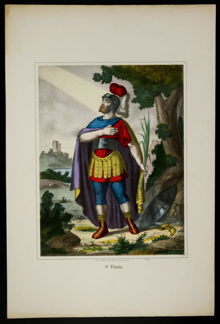 estampe St. Firmin. 1951.16.253 Photo