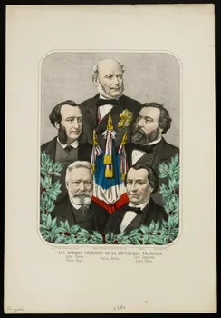 estampe LES HOMMES CELEBRES DE LA REPUBLIQUE FRANCAISE. 1951.16.256 Photo