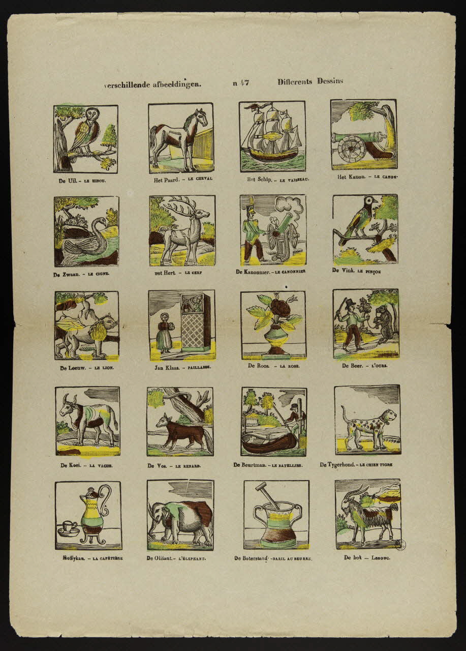 estampe Differents Dessins 1951.16.284 Photo