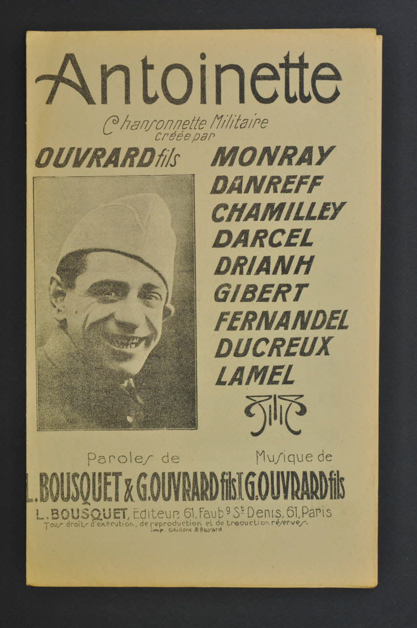 chanson petit format 1968.111.27 Photo Mucem