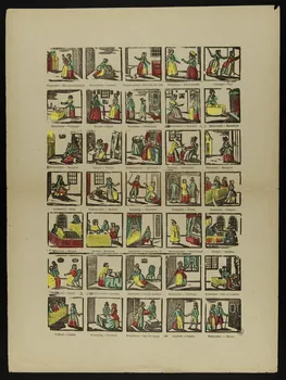 estampe Vocabulaire néerlandais français illustré 1951.16.297 Photo