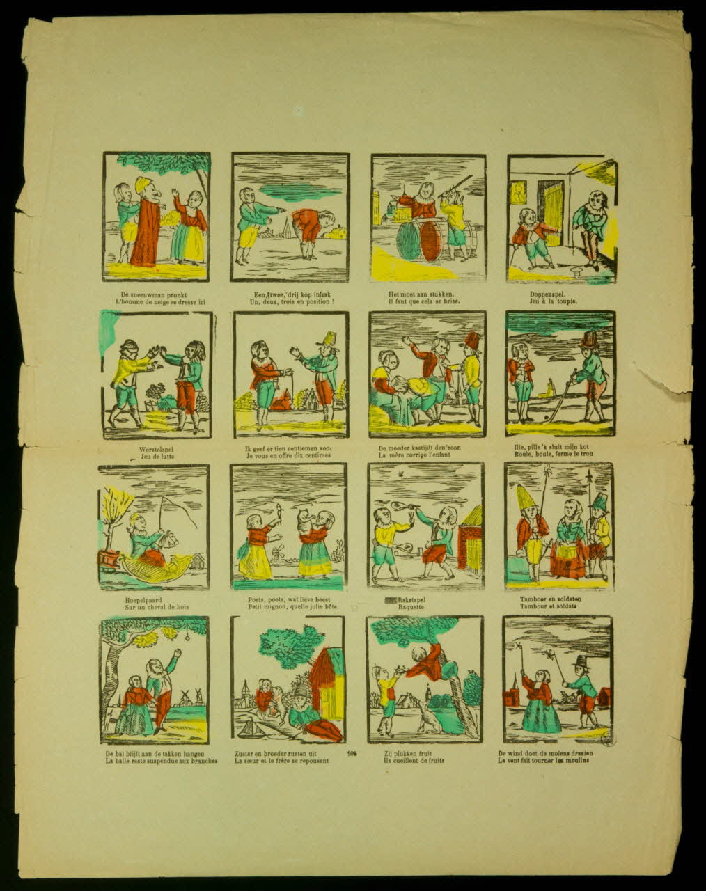 estampe Jeux d'enfants 1951.16.302 Photo