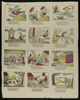 estampe Animaux près de la ferme 1951.16.314 Photo