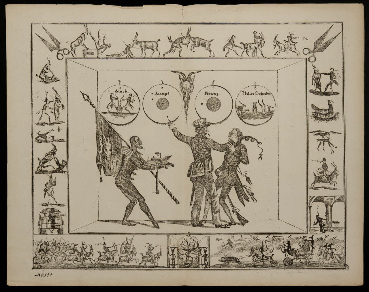 estampe Scène satirique 1951.16.322 Photo