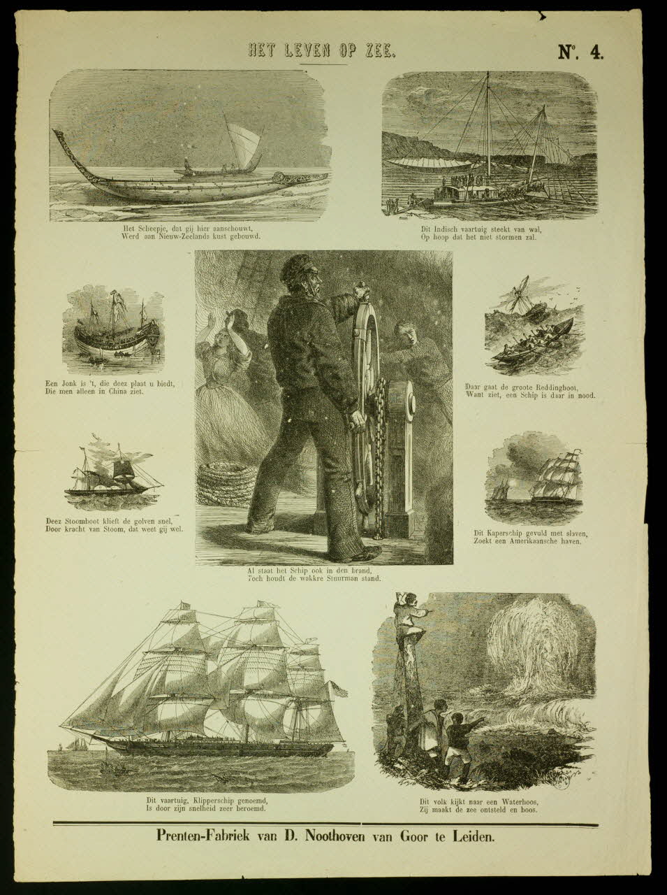 estampe HET LEVEN OP ZEE 1951.16.324 Photo