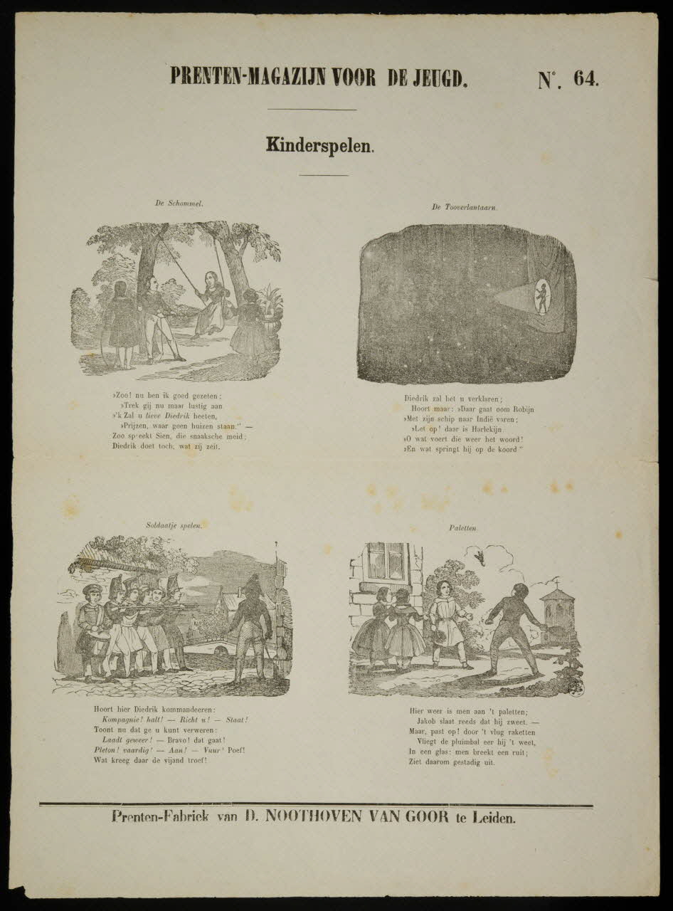 estampe Kinderspelen. 1951.16.331 Photo