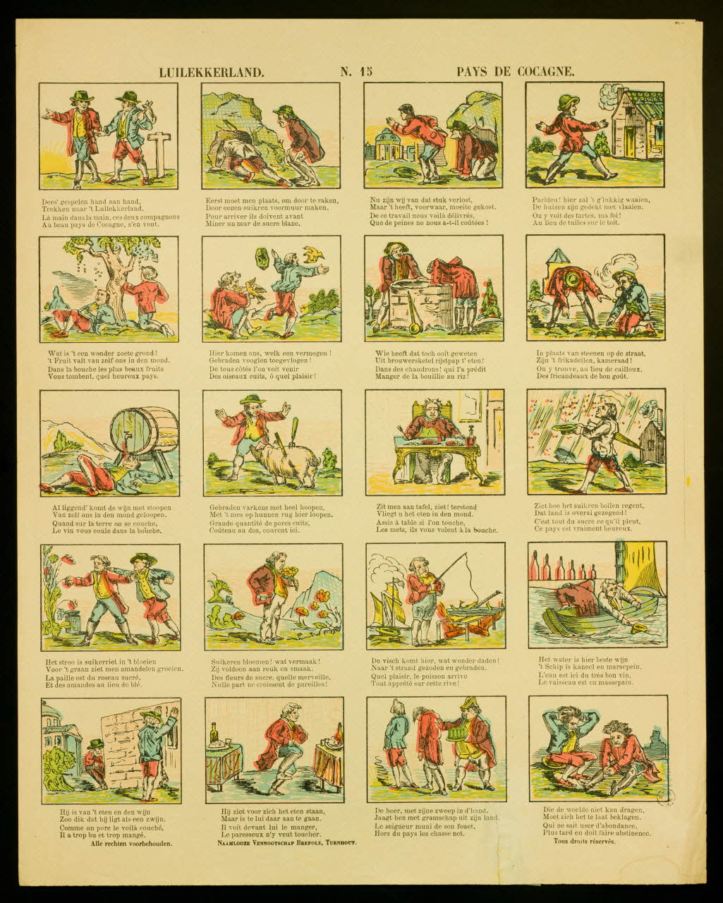 estampe PAYS DE COCAGNE. 1951.16.350 Photo