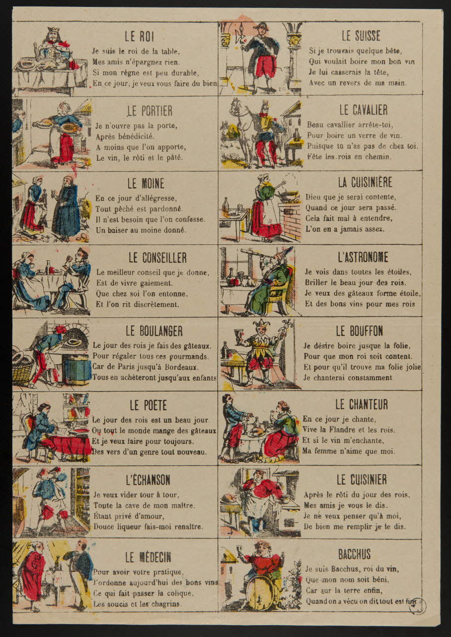 estampe Billet des rois 1951.16.352 Photo