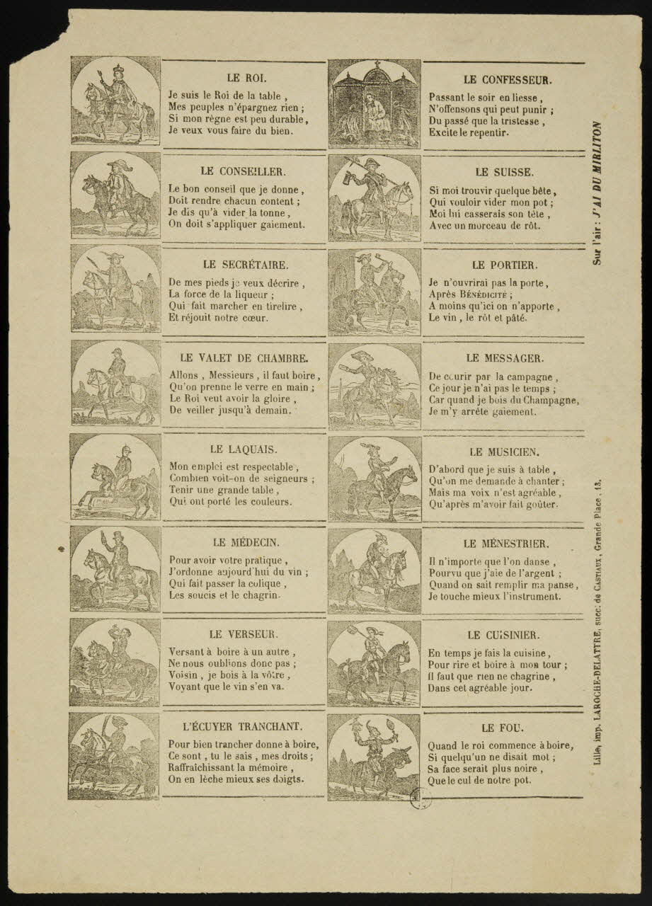 estampe Hommes à cheval 1951.16.353 Photo