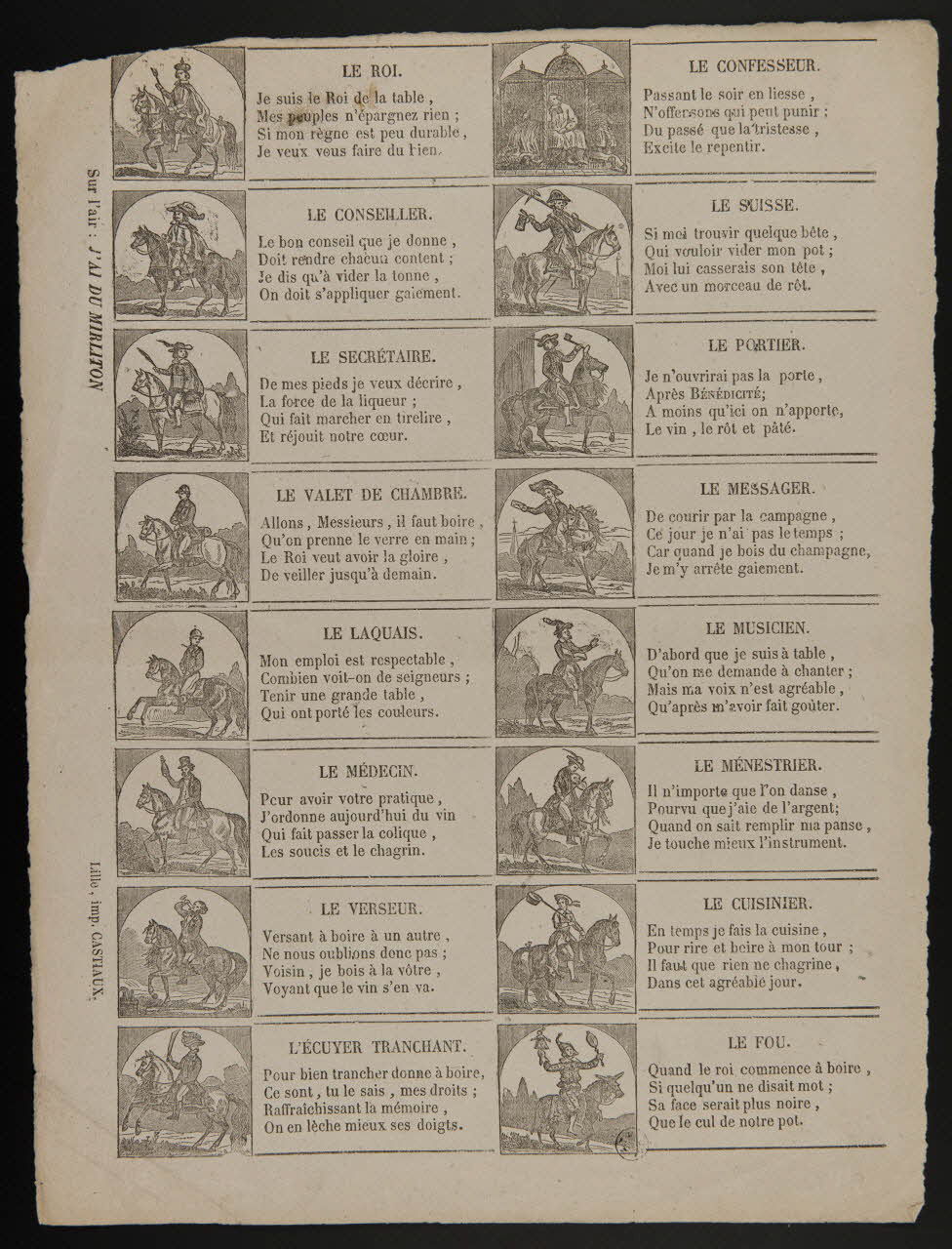 estampe Billet des rois 1951.16.354 Photo