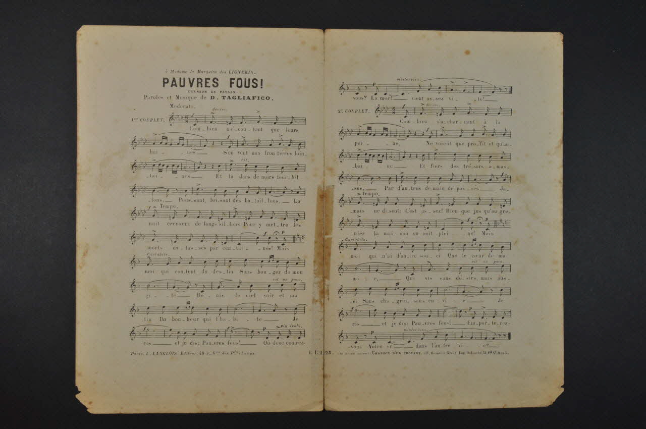 chanson petit format 1970.139.108 Photo Mucem