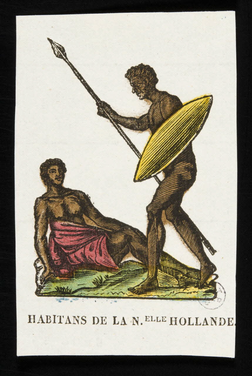 estampe HABITANS DE LA N.ELLE HOLLANDE. 1951.16.54 Photo