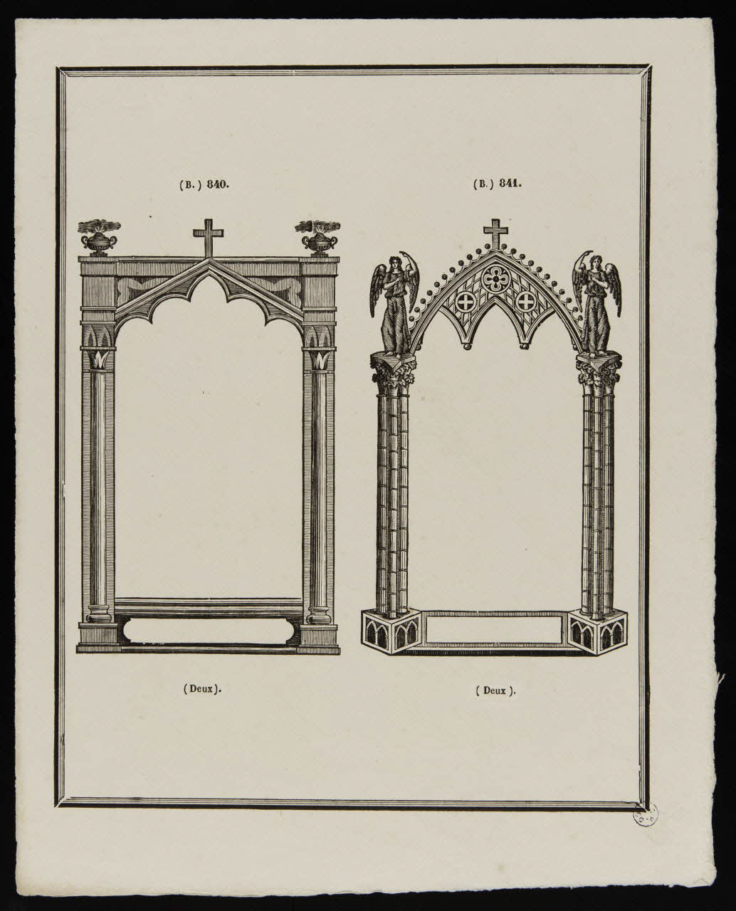 estampe Eléments d'architecture religieuse 1951.16.87 Photo
