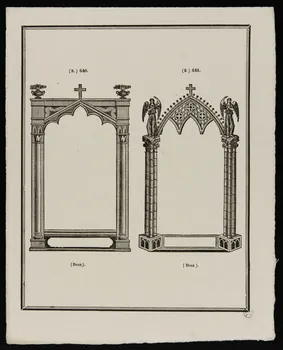 estampe Eléments d'architecture religieuse 1951.16.87 Photo