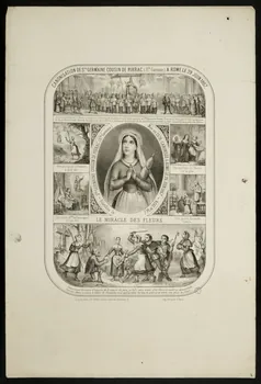 estampe CANONISATION DE STE GERMAINE COUSIN DE PIBRAC (Hte Garonne) A ROME LE 29 JUIN 1867 1951.16.91 Photo