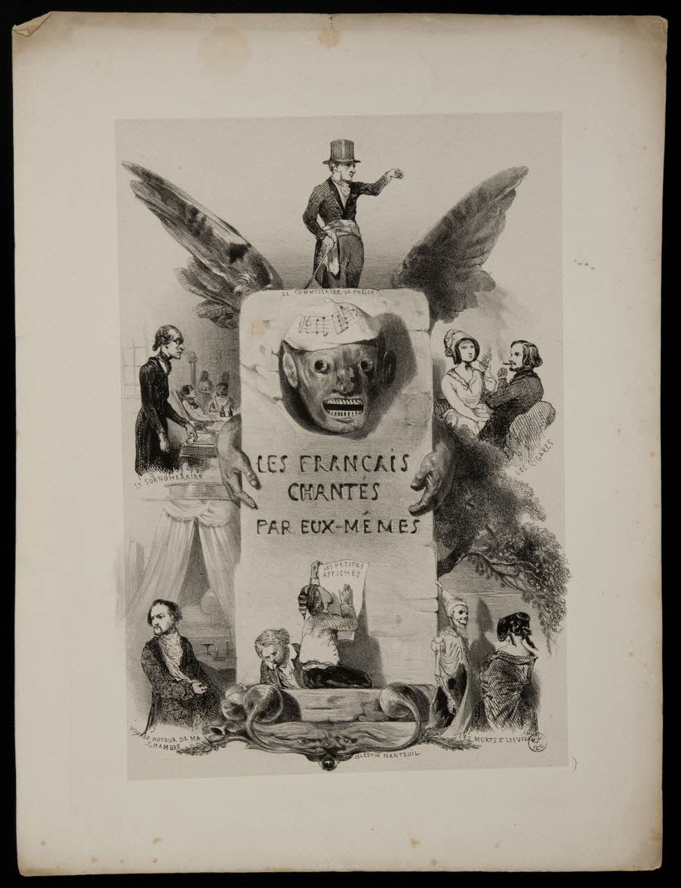 estampe LES FRANCAIS  CHANTES  PAR EUX-MÊMES 1951.65.105 Photo