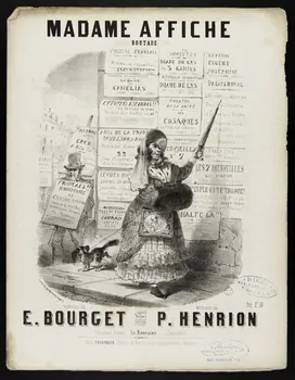 estampe MADAME AFFICHE 1951.65.107  Photo