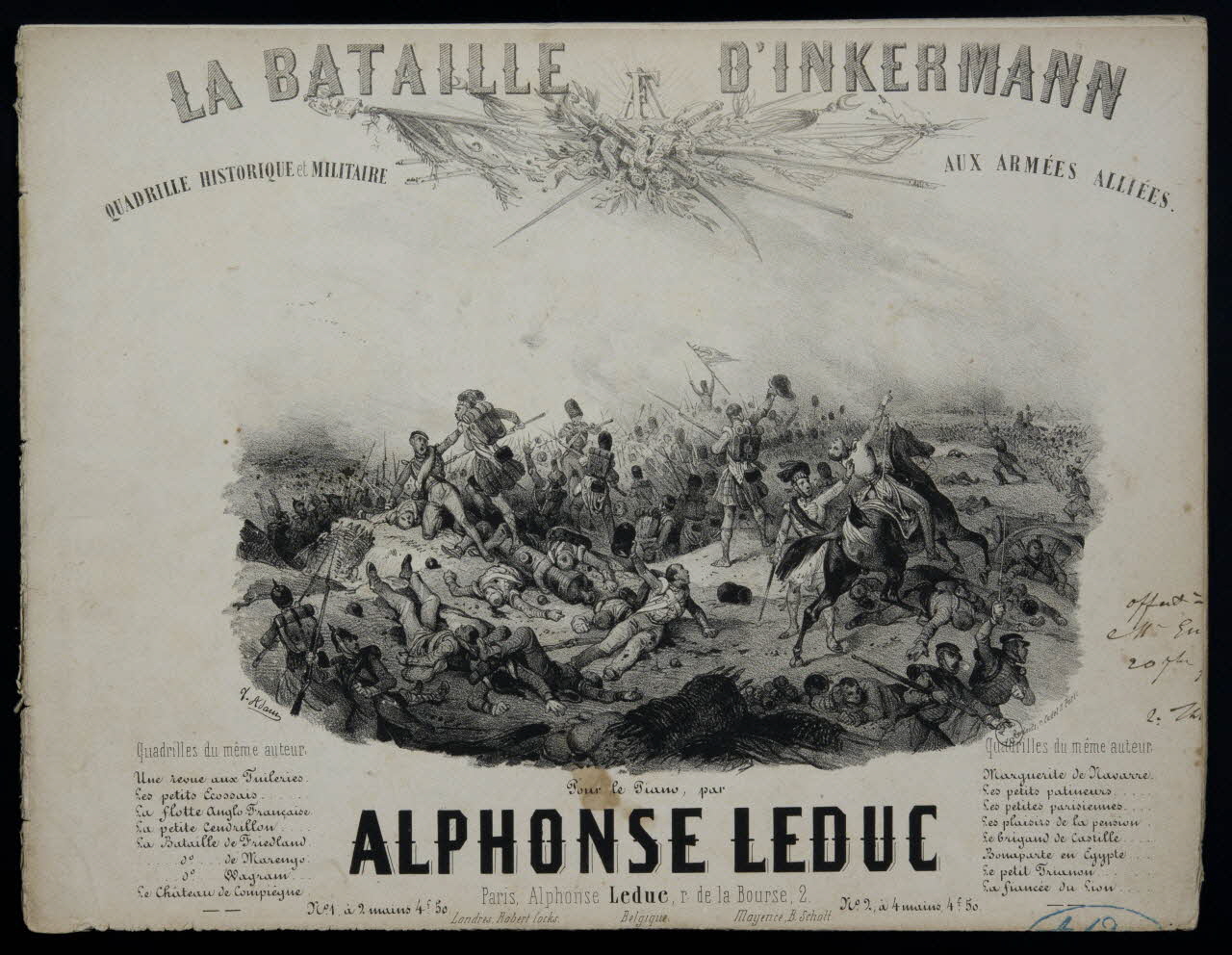 estampe LA BATAILLE D'INKERMANN 1951.65.126 Photo