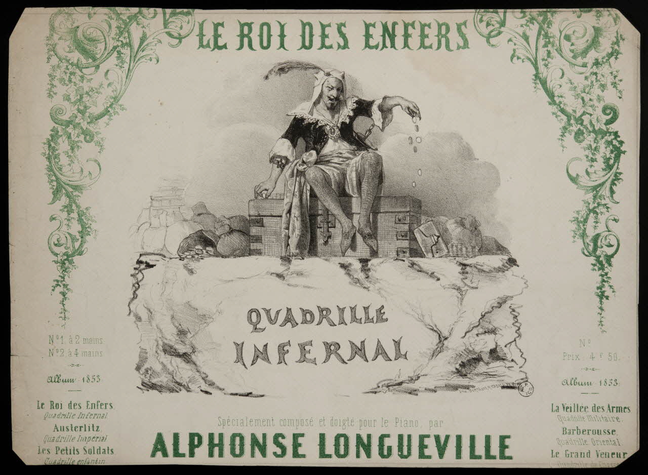 estampe LE ROI DES ENFERS  QUADRILLE  INFERNAL 1951.65.145 Photo