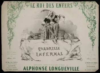 estampe LE ROI DES ENFERS  QUADRILLE  INFERNAL 1951.65.145 Photo
