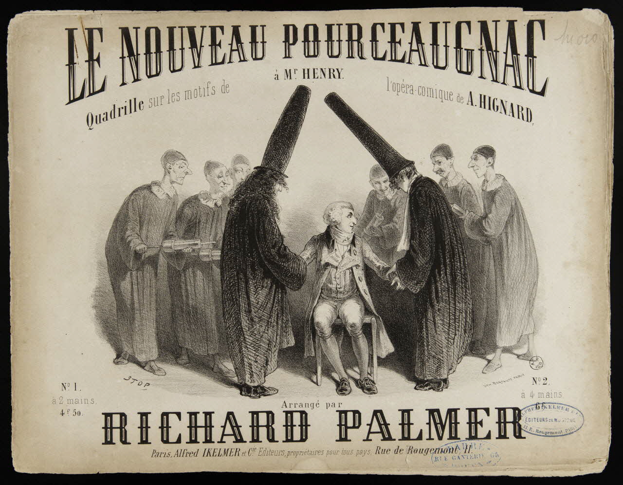 estampe LE NOUVEAU POURCEAUGNAC 1951.65.153 Photo