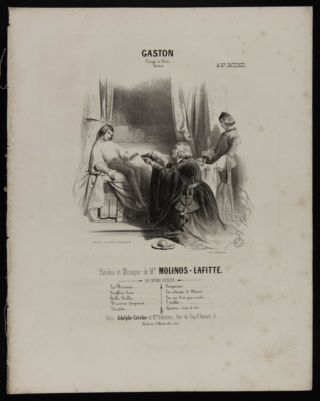 estampe GASTON 1951.65.158 Photo