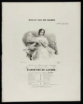 estampe BLANCHE FILLE DES CHAMPS. 1951.65.161 Photo