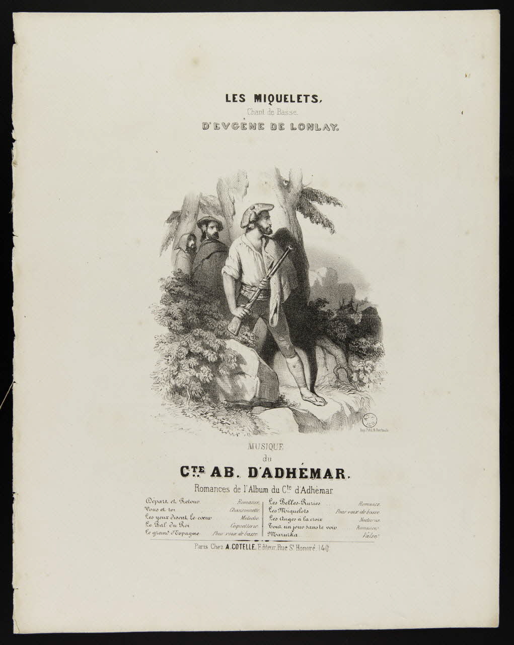estampe LES MIQUELETS, 1951.65.173 Photo
