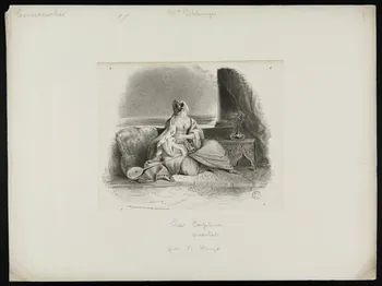 partition La captive  orientale 1951.65.174 Photo