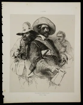estampe PERSONNAGES DE WHITE-FRIARS 1951.65.178  Photo