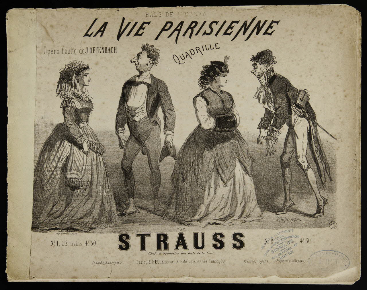estampe LA VIE PARISIENNE 1951.65.18 Photo