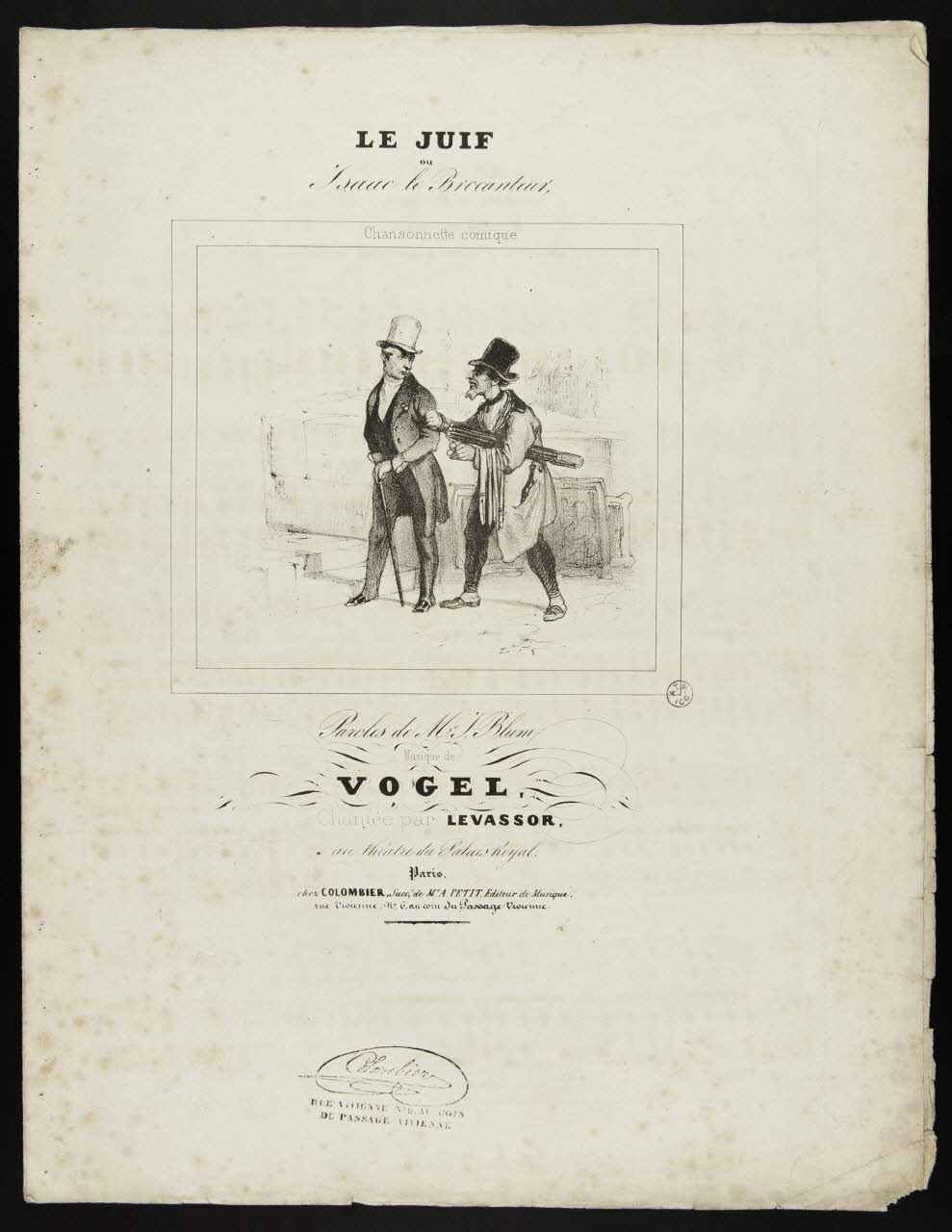 estampe LE JUIF 1951.65.184 Photo