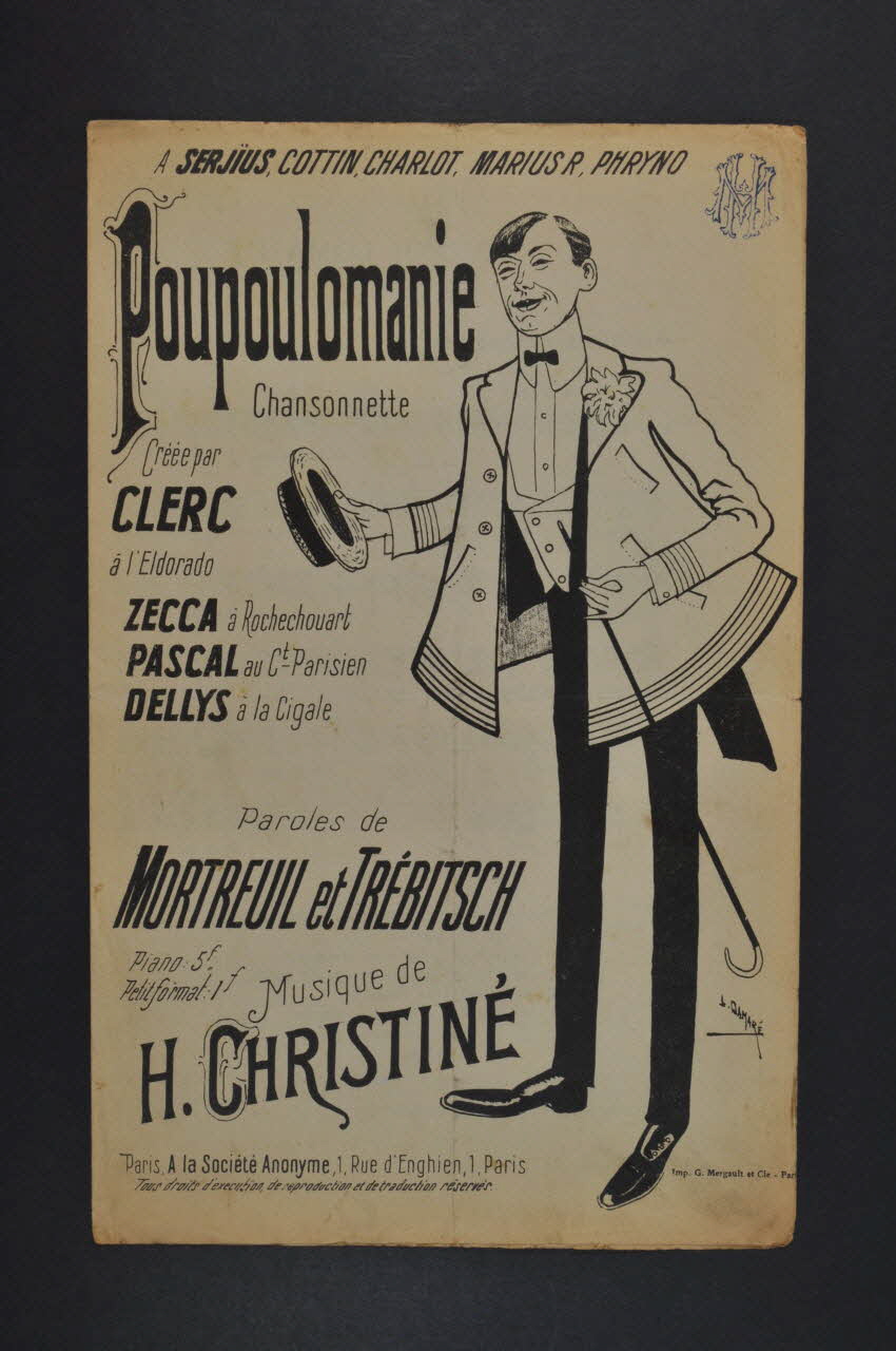 partition de musique petit format 1970.139.112 Photo Mucem