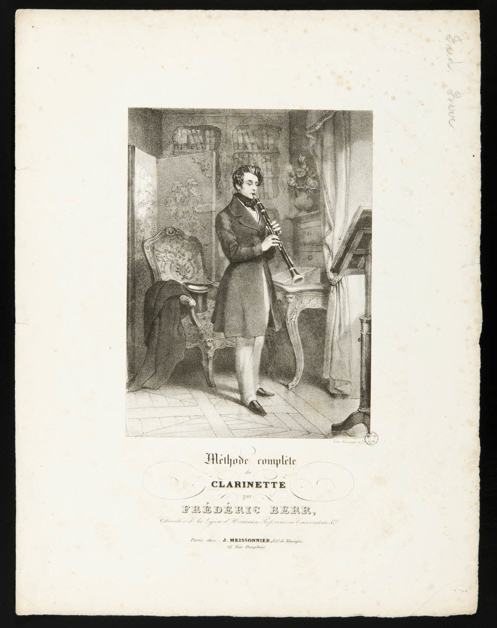 partition Méthode complète  de  CLARINETTE 1951.65.188 Photo