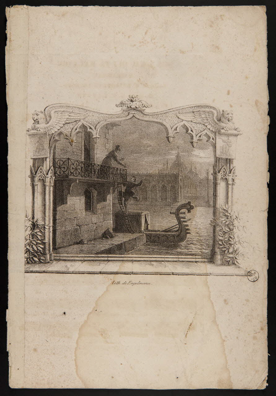 estampe SUR L'EAU QUI TE BALANCE 1951.65.202 Photo