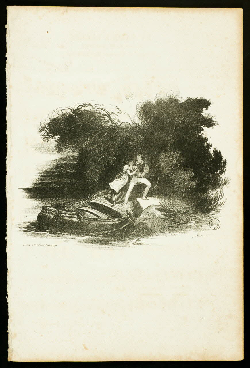 estampe LA BARQUE LEGERE 1951.65.206 Photo