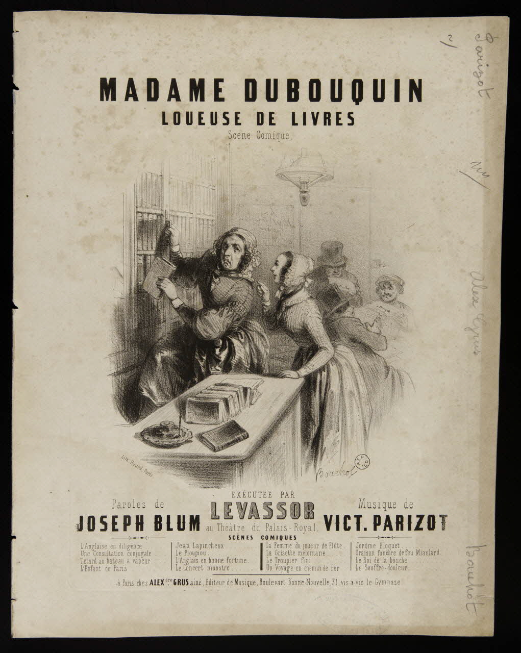 estampe MADAME DUBOUQUIN 1951.65.221 Photo Mucem