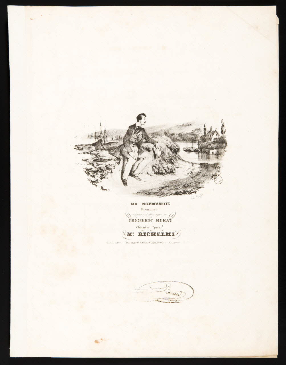 estampe MA NORMANDIE  Romance 1951.65.224 Photo