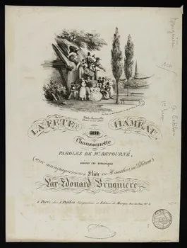 partition LA FETE au HAMEAU,  Chansonnette 1951.65.238 Photo