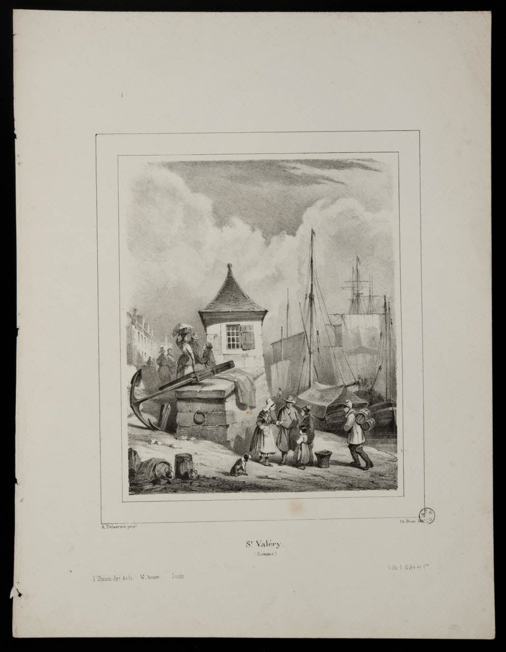 estampe St. Valéry.  (Somme) 1951.65.239 Photo