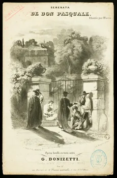 estampe SERENETA  DE DON PASQUALE 1951.65.258  Photo