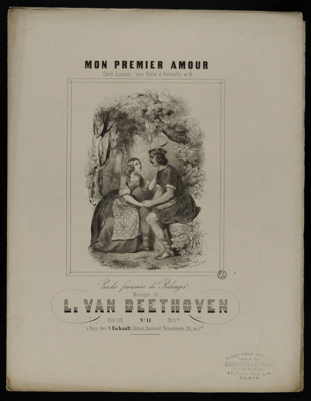 estampe MON PREMIER AMOUR 1951.65.266 Photo