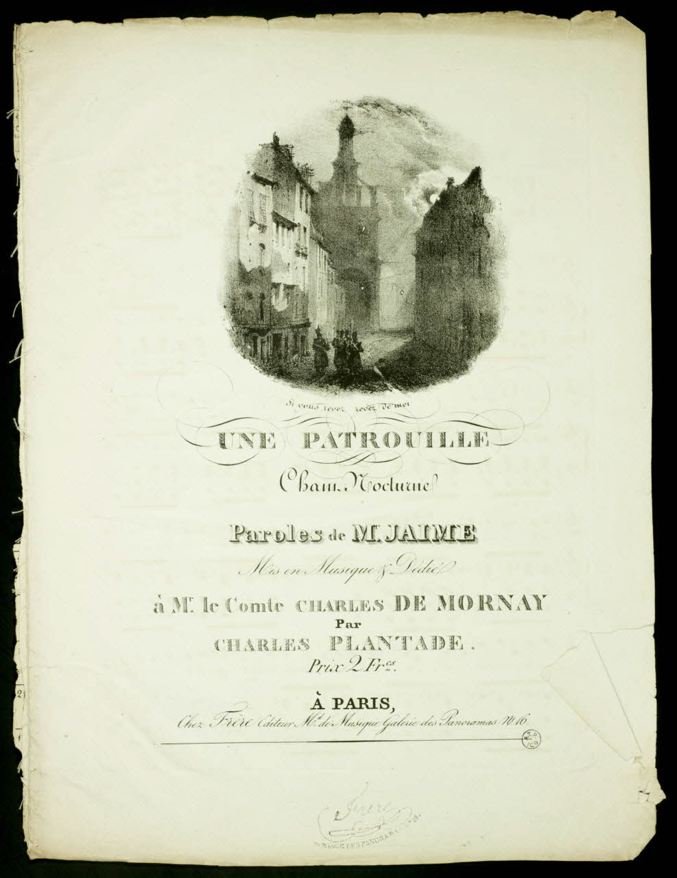 estampe UNE PATROUILLE 1951.65.271 Photo