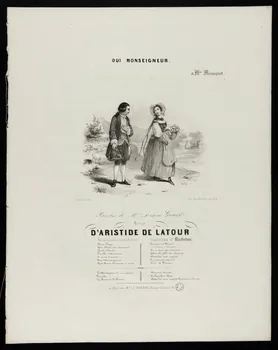 estampe OUI MONSEIGNEUR. 1951.65.296 Photo