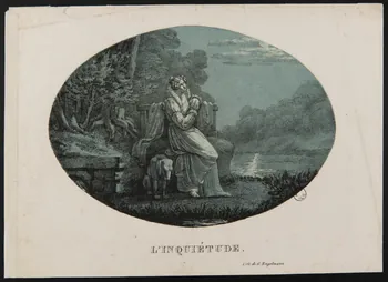 estampe L'INQUIETUDE. 1951.65.298  Photo