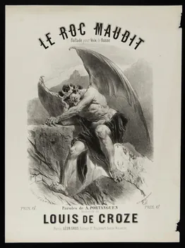 estampe LE ROC MAUDIT  Ballade pour Voix de Basse 1951.65.303  Photo